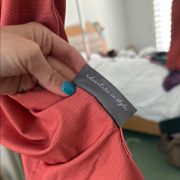 Shredly Rust Topographic Cargo Bike Shorts - Picture 8 of 9